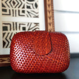 HANDBAGS -Woven Clutch