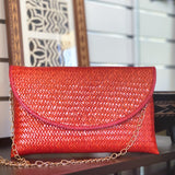 HANDBAGS -Woven Clutch