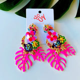 EARRINGS -Leaf style