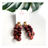 EARRINGS -Wooden style