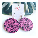 EARRINGS -Wooden style