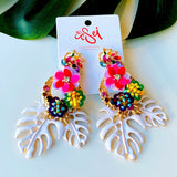 EARRINGS -Leaf style