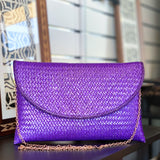 HANDBAGS -Woven Clutch