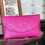 HANDBAGS -Woven Clutch